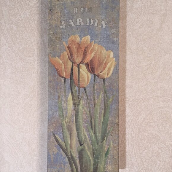 "Le Petite Jardin" Yellow Tulips Canvas Wall Art by Lisa Audit - Picture 6 of 16